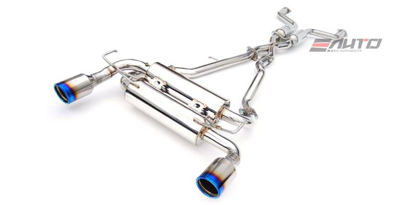 INVIDIA N1 101mm Stainless Tip Catback Exhaust Prelude Base 97-01 BB6 + Silencer