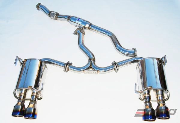 INVIDIA N1 101mm Stainless Tip Catback Exhaust Accord L4 2.3L CG3 98-02 2D coupe