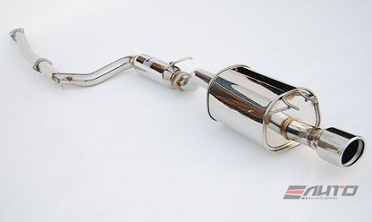 INVIDIA N1 101mm Stainless Tip Catback Exhaust Prelude Base 97-01 BB6 + Silencer