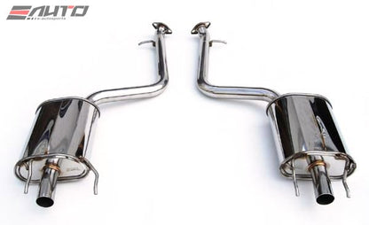 INVIDIA N1 101mm Stainless Tip Catback Exhaust Prelude Base 97-01 BB6 + Silencer