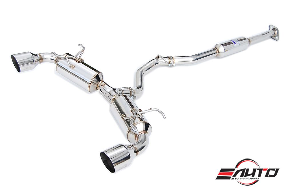 INVIDIA N1 101mm Stainless Tip Catback Exhaust Accord L4 2.3L CG3 98-02 2D coupe