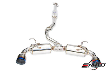INVIDIA N1 101mm Stainless Tip Catback Exhaust Prelude Base 97-01 BB6 + Silencer