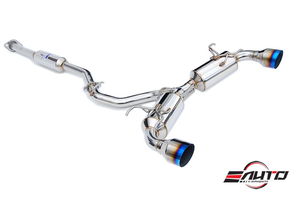 INVIDIA N2 Dual Titanium Burnt Tip Catback Exhaust for BRZ FRS GR86 86 13-24