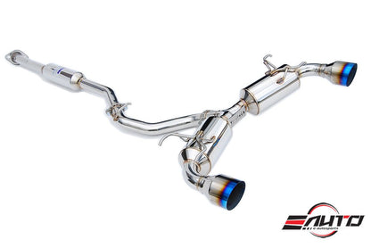 INVIDIA N2 Dual Titanium Burnt Tip Catback Exhaust for BRZ FRS GR86 86 13-24