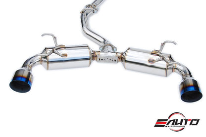 INVIDIA N2 Dual Titanium Burnt Tip Catback Exhaust for BRZ FRS GR86 86 13-24