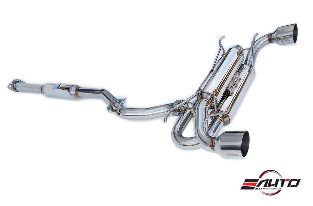 INVIDIA Gemini R400 Stainless Tip Catback Exhaust for BRZ FRS FR-S 86 GR86 13-24