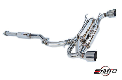 INVIDIA Gemini R400 Stainless Tip Catback Exhaust for BRZ FRS FR-S 86 GR86 13-24