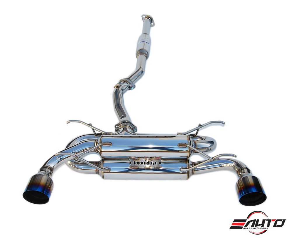 INVIDIA N1 101mm Stainless Tip Catback Exhaust Accord L4 2.3L CG3 98-02 2D coupe