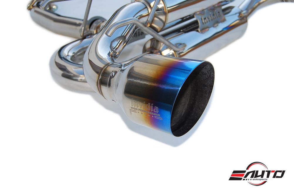 INVIDIA Gemini R400 Titanium Burnt Tip Catback Exhaust for BRZ FRS 86 GR86 13-24