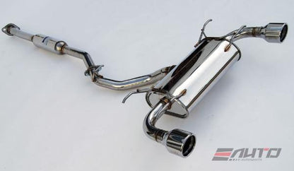 INVIDIA N1 101mm Stainless Tip Catback Exhaust Prelude Base 97-01 BB6 + Silencer