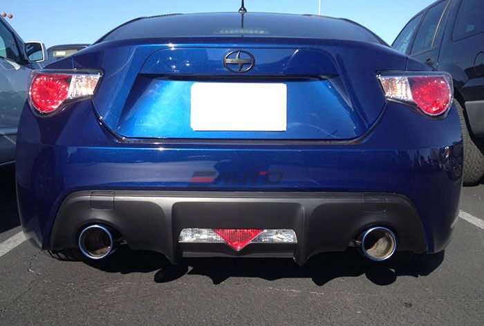 INVIDIA Q300 Dual Stainless Roll Tip Catback Exhaust for BRZ FRS GR86 86 13-24