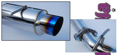 INVIDIA N1 Dual Titanium Burnt Tip Catback Exhaust for BRZ FRS GR86 86 13-24