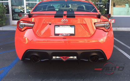 INVIDIA N1 Dual Titanium Burnt Tip Catback Exhaust for BRZ FRS GR86 86 13-24