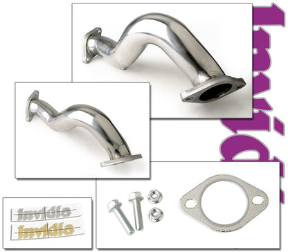 INVIDIA 60mm Stainless Over Pipe Overpipe for FRS FR-S BRZ Toyota 86 FT86 13-20