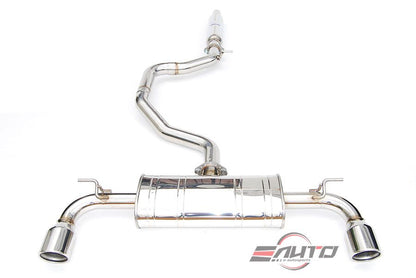 INVIDIA N1 101mm Stainless Tip Catback Exhaust Prelude Base 97-01 BB6 + Silencer