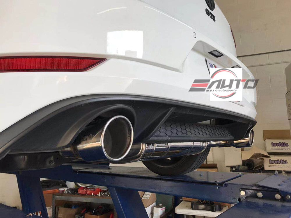 INVIDIA Q300 Stainless Roll Tip Catback Exhaust for VW GTi Mk7 Mk7.5 15-20 2.0T