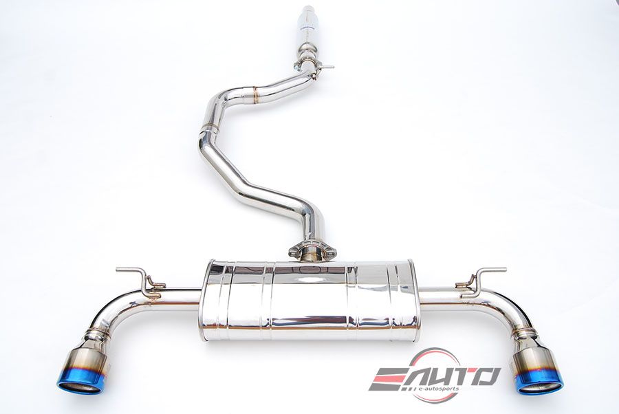 INVIDIA Q300 110mm Roll Titanium Tip Catback Exhaust for Prelude *Type SH* 97-259