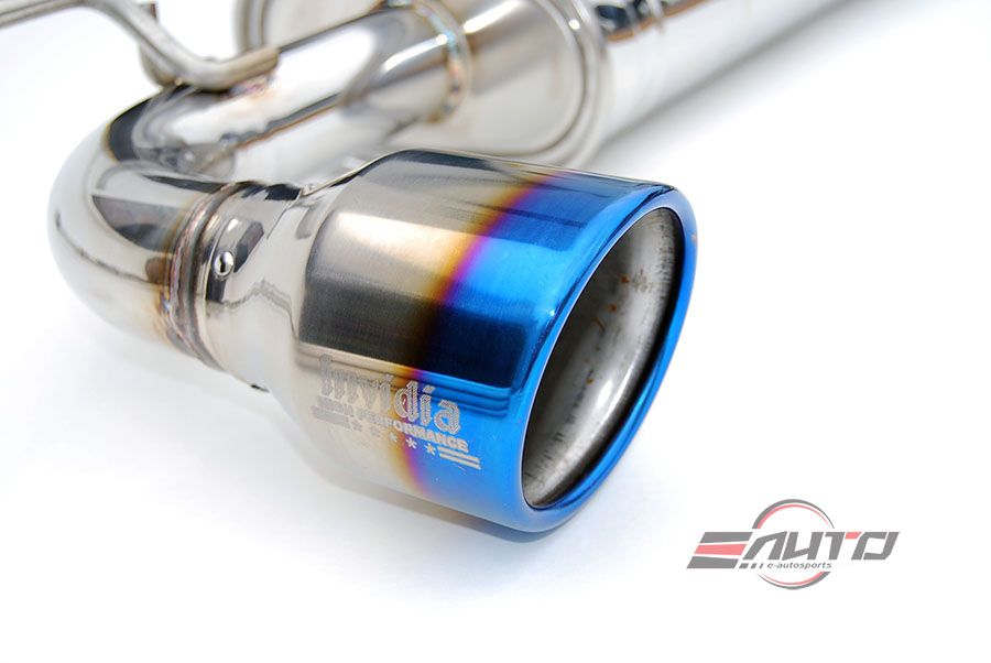 INVIDIA Q300 Titanium Roll Tip Catback Exhaust for GTi Mk7 Mk7.5 15-20 TSI 2.0T