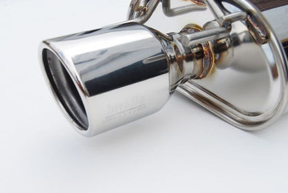 INVIDIA Q300 Dual Stainless Tip Axle Back Exhaust for Lexus IS300 IS350 V6 21-24