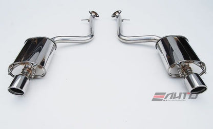 INVIDIA N1 101mm Stainless Tip Catback Exhaust Prelude Base 97-01 BB6 + Silencer