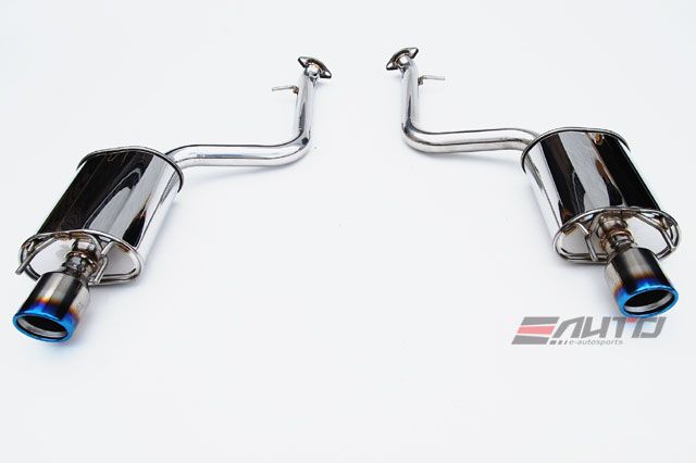 INVIDIA Q300 110mm Roll Titanium Tip Catback Exhaust for Prelude *Type SH* 97-265