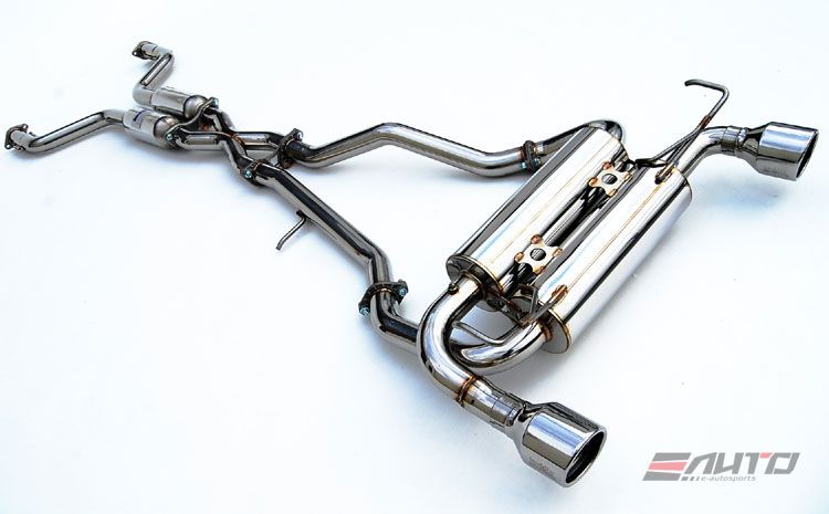 INVIDIA N1 101mm Stainless Tip Catback Exhaust Prelude Base 97-01 BB6 + Silencer