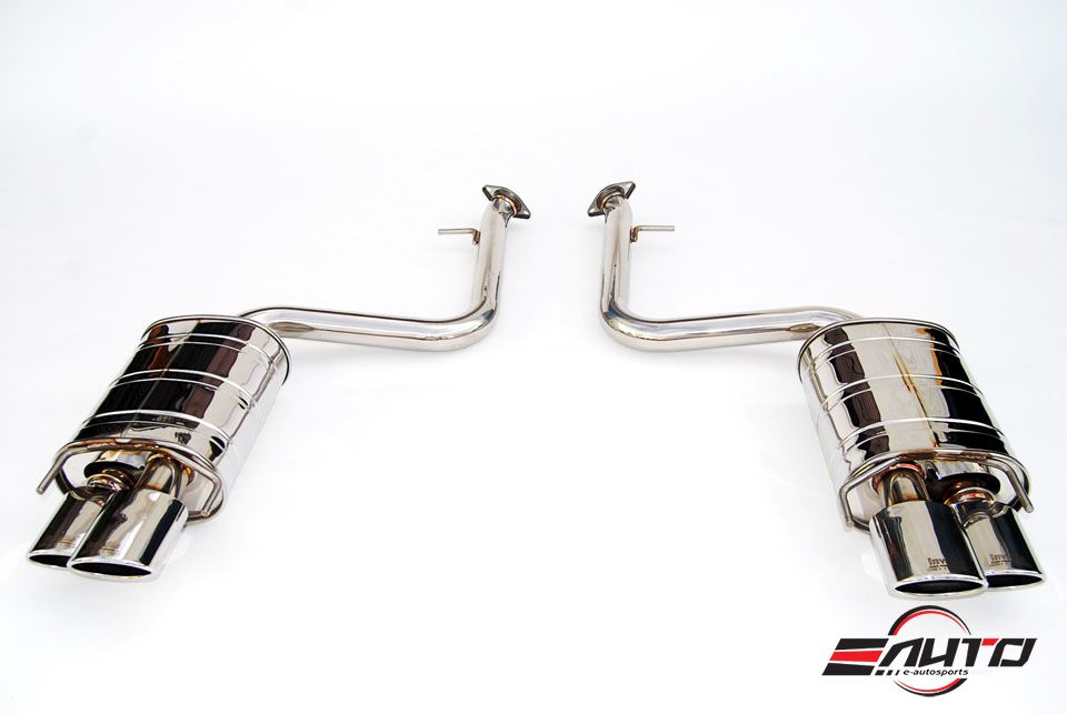 INVIDIA Q300 Quad SS Tip Axle Back Exhaust for RC Turbo RC300 RC350 RC200t 15-24