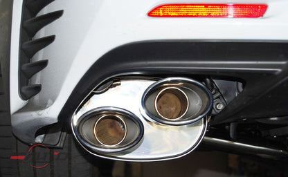 INVIDIA Q300 Quad SS Tip Axle Back Exhaust for RC Turbo RC300 RC350 RC200t 15-24