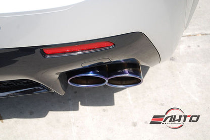 INVIDIA Q300 Quad Titan Burnt Tip Axle Back Exhaust for RC300 RC350 RC200t 15-24
