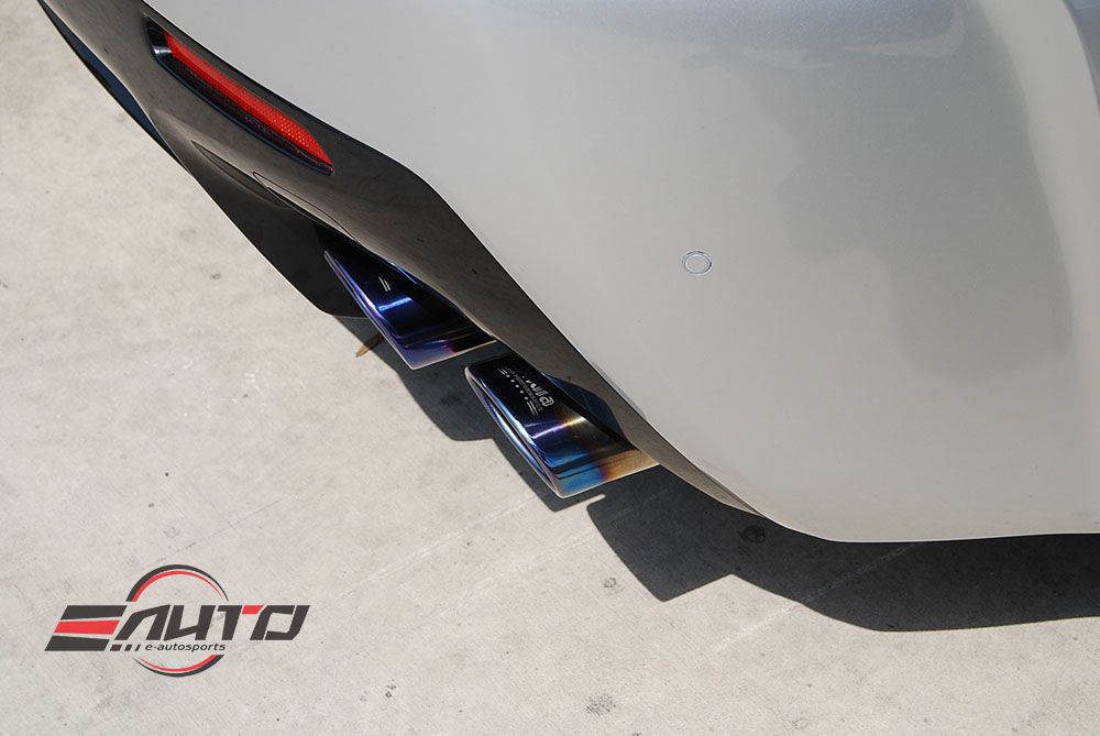 INVIDIA Q300 Quad Titan Burnt Tip Axle Back Exhaust for RC300 RC350 RC200t 15-24