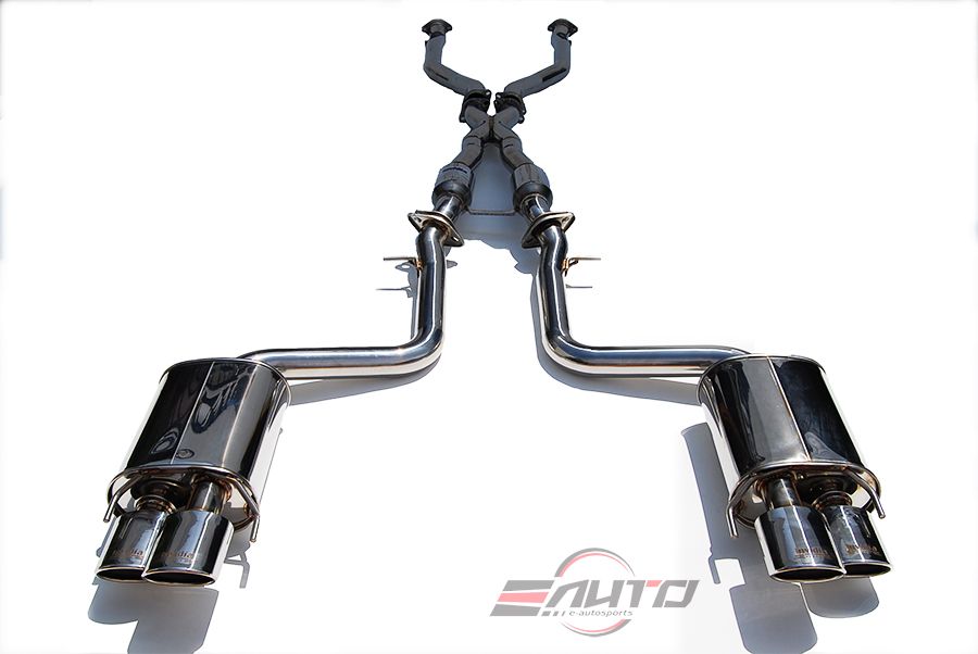 INVIDIA Q300 110mm Roll Titanium Tip Catback Exhaust for Prelude *Type SH* 97-287