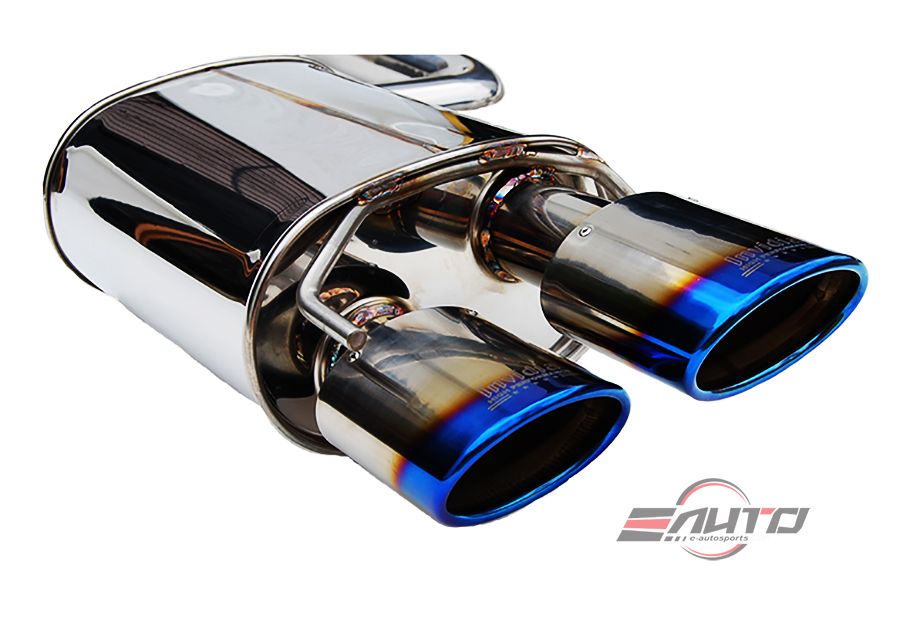 INVIDIA Q300 Titanium Burnt Tip Catback Exhaust Midpipe for Lexus RCF RC-F 15-24