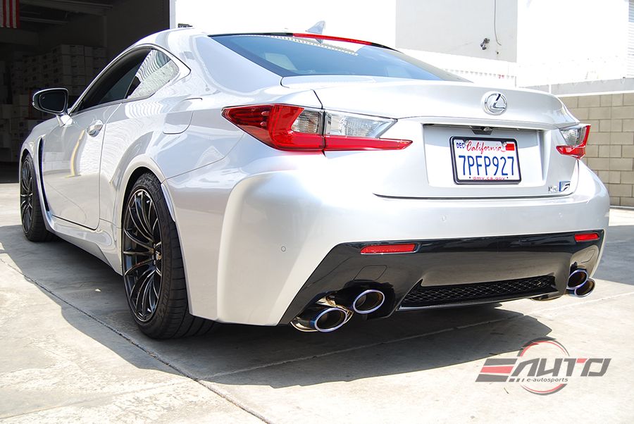 INVIDIA Q300 Stainless Tip Catback Exhaust + Midpipe for Lexus RCF RC-F 15-24