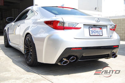 INVIDIA Q300 Titanium Burnt Tip Catback Exhaust Midpipe for Lexus RCF RC-F 15-24