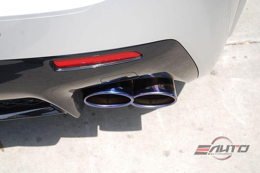 INVIDIA Q300 Titanium Burnt Tip Catback Exhaust Midpipe for Lexus RCF RC-F 15-24