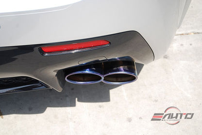 INVIDIA Q300 Titanium Burnt Tip Catback Exhaust Midpipe for Lexus RCF RC-F 15-24