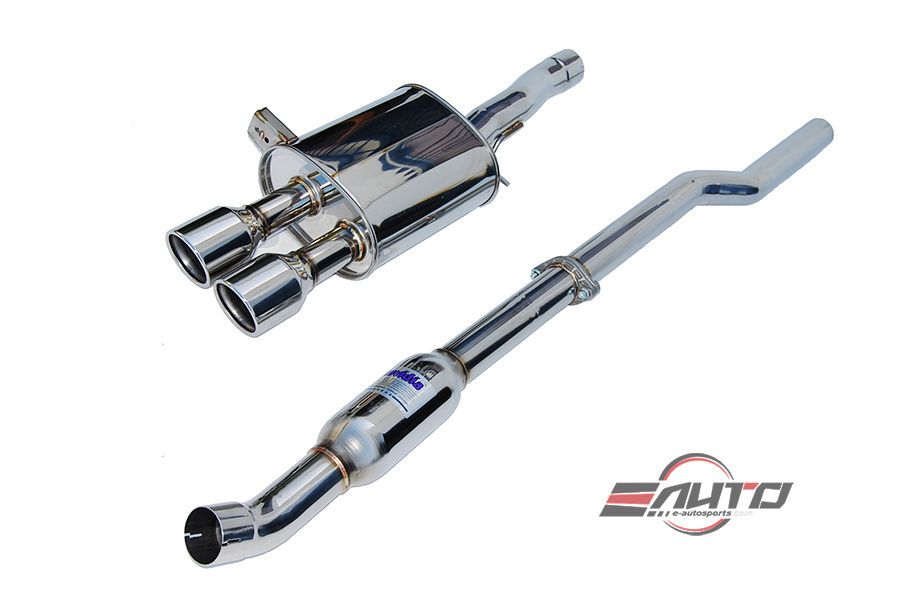 INVIDIA N1 101mm Stainless Tip Catback Exhaust Prelude Base 97-01 BB6 + Silencer
