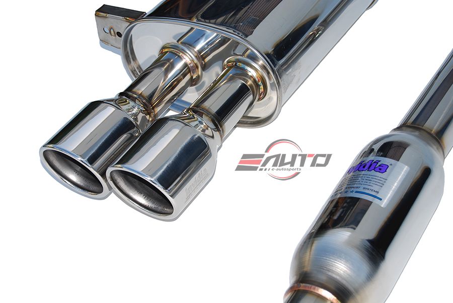 INVIDIA Q300 SS Tip Catback Exhaust for Mini Cooper S F56 14-20 2.0T Hatch 2Door