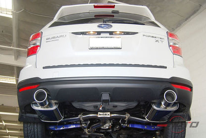 INVIDIA Q300 Dual Stainless Tip Catback Exhaust for *SJ* Forester XT 2.0XT 14-18