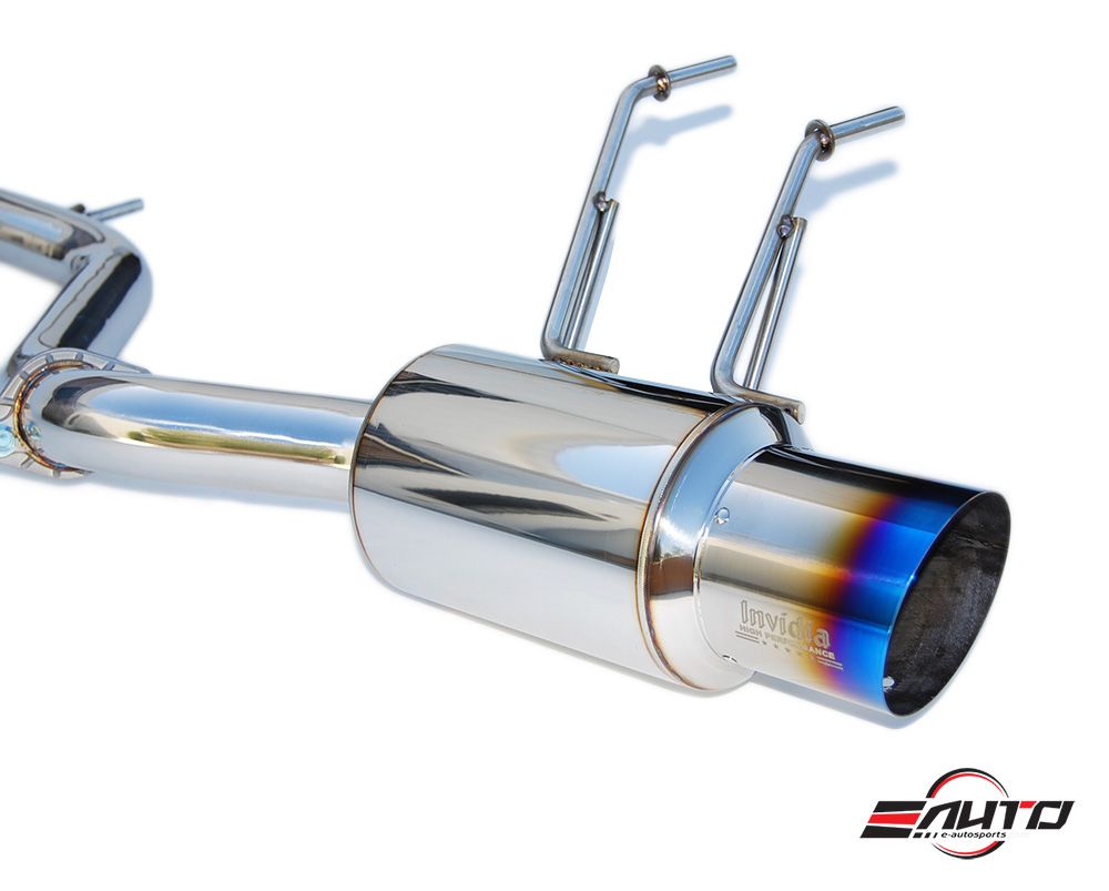 INVIDIA N1 Titanium Burnt Tip Catback Exhaust for Mazda Miata MX5 MX-5 16-25 ND