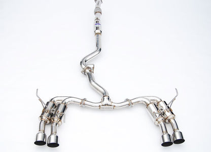 INVIDIA GEMINI R400 Quad Stainless Tip Catback Exhaust for Subaru WRX STi 15-21