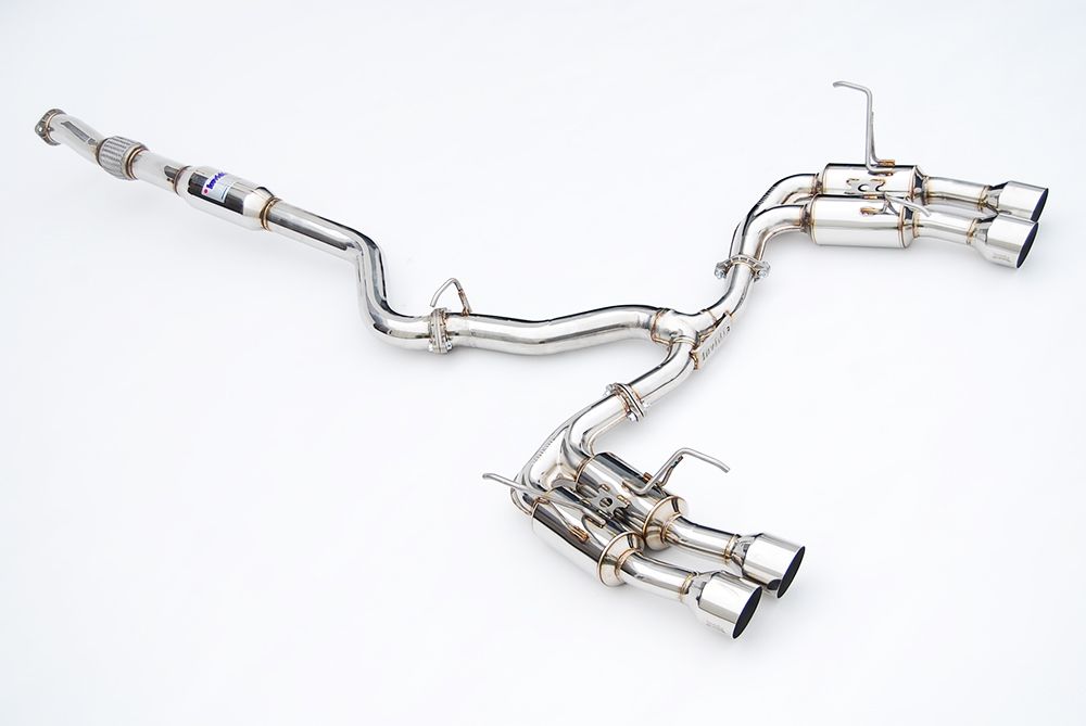 INVIDIA Q300 110mm Roll Titanium Tip Catback Exhaust for Prelude *Type SH* 97-314