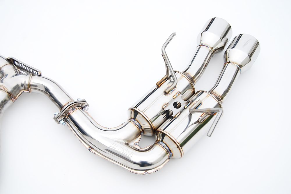 INVIDIA GEMINI R400 Quad Stainless Tip Catback Exhaust for Subaru WRX STi 15-21