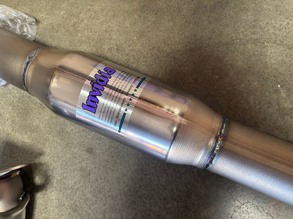 INVIDIA Gemini R400 4 Tip *21lbs Full Titanium Catback Exhaust for WRX STi 15-21