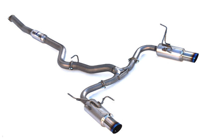 INVIDIA N1 / G5 *Dual Tip Full Titanium *18lbs Catback Exhaust for WRX STI 15-21