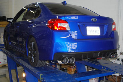 INVIDIA Q300 Quad Roll Stainless Tip Catback Exhaust for Subaru WRX STi 15-21