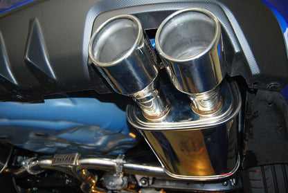 INVIDIA Q300 Quad Roll Stainless Tip Catback Exhaust for Subaru WRX STi 15-21