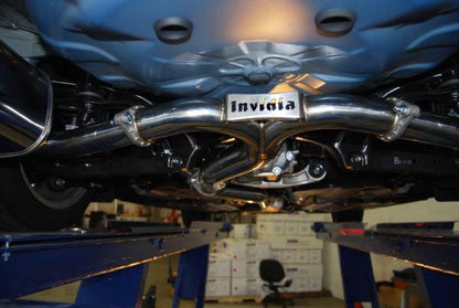 INVIDIA Q300 Quad Roll Stainless Tip Catback Exhaust for Subaru WRX STi 15-21