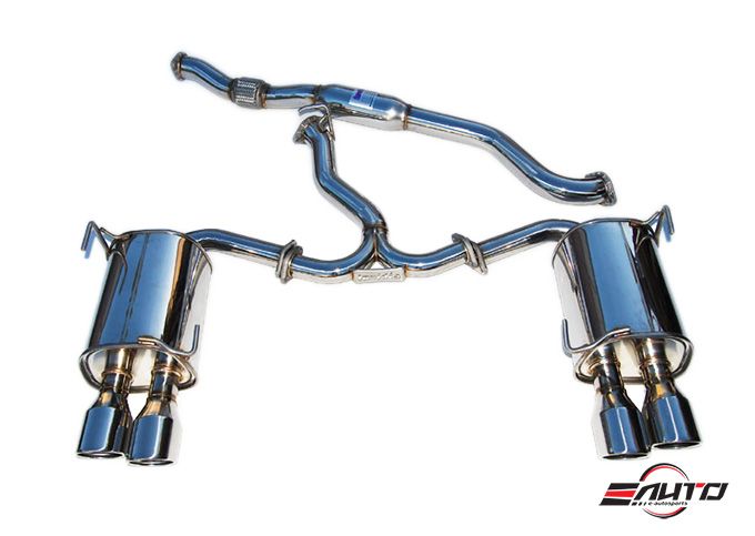 INVIDIA N1 101mm Stainless Tip Catback Exhaust Prelude Base 97-01 BB6 + Silencer