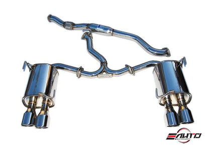 INVIDIA N1 101mm Stainless Tip Catback Exhaust Prelude Base 97-01 BB6 + Silencer